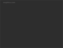 Tablet Screenshot of mojehra.com